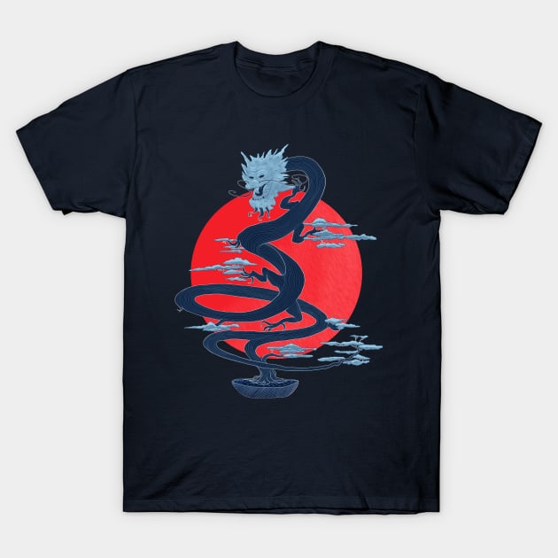 Dragon Bonsai T-Shirt by Sachpica